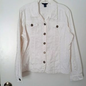 Westbound eyelet denim style jacket